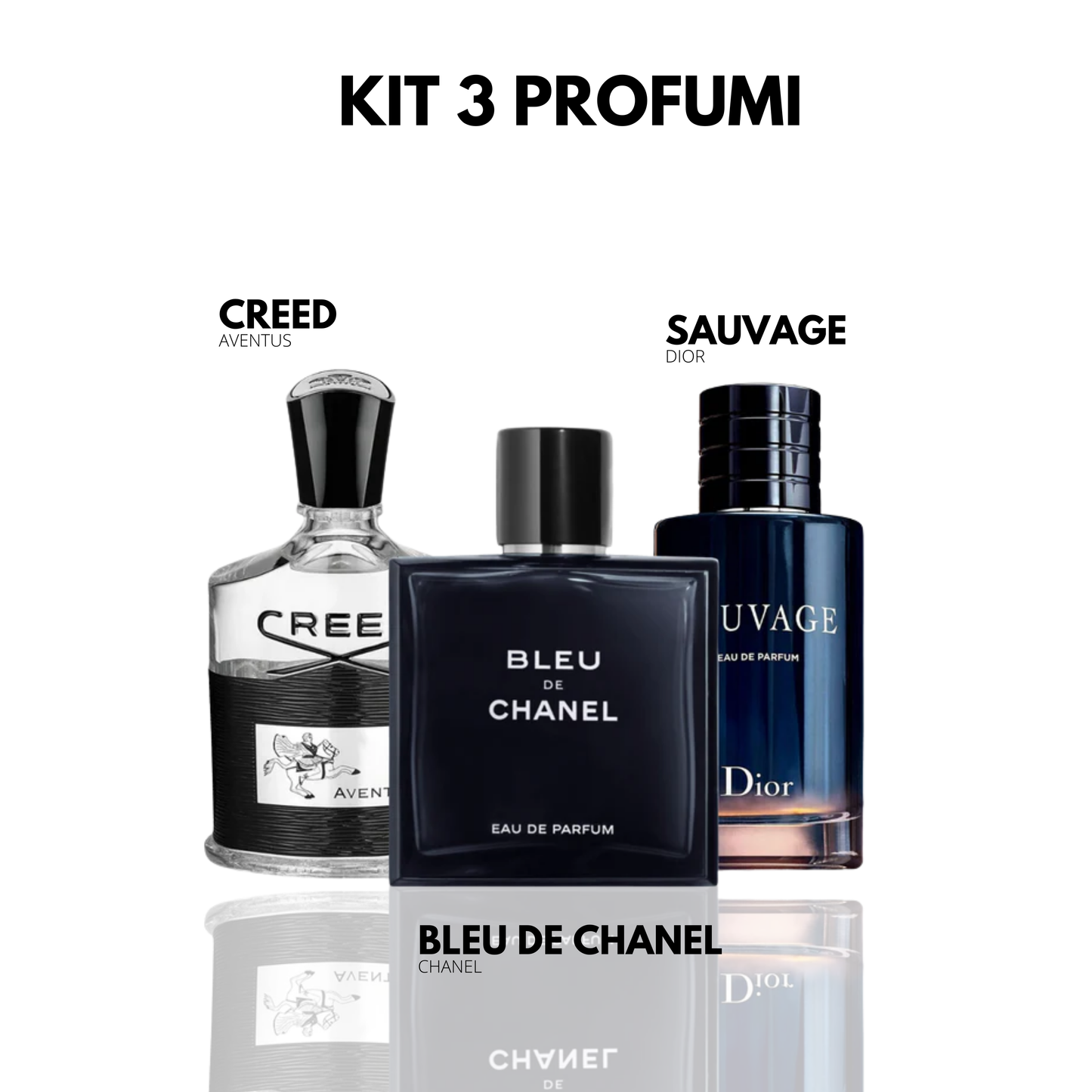 CREED / BLEU DE CHANEL / SAUVAGE