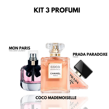 MON PARIS / COCO MADEMOISELLE / PRADA PARADOXE