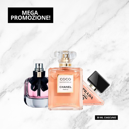 MON PARIS / COCO MADEMOISELLE / PRADA PARADOXE