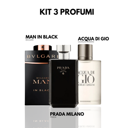 MAN IN BLACK / PADRA MILANO / ACQUA DI GIO