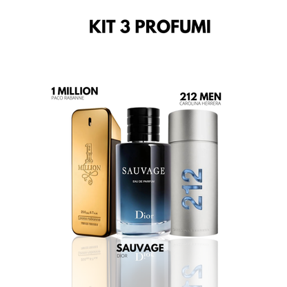 1 MILLION / SAUVAGE / 212 MEN