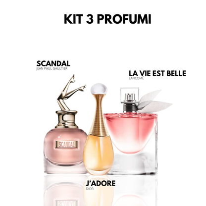 SCANDAL / J'ADORE / LA VIE EST BELLE